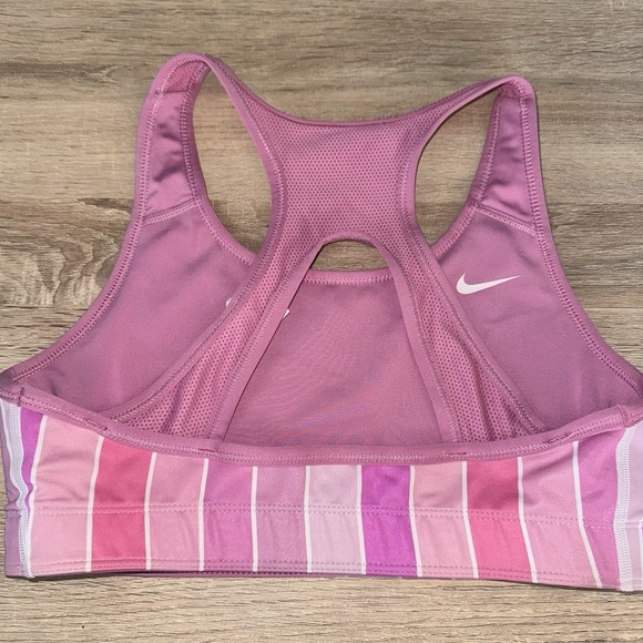 NIKE Dri-FIT Reversible Racerback Stripe Junior Pink Lrg - Picture 6 of 12